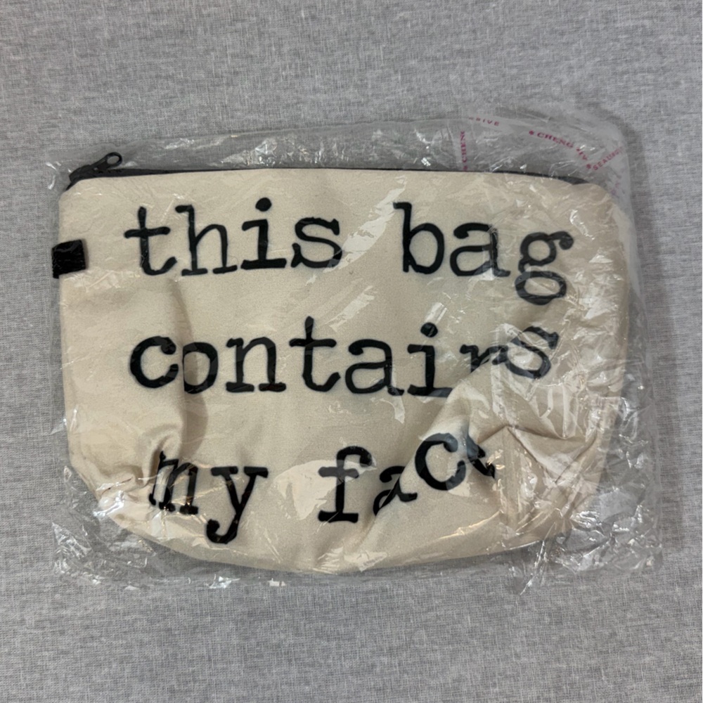 Slogan Print Cosmetic Bag - Picture 6 of 6